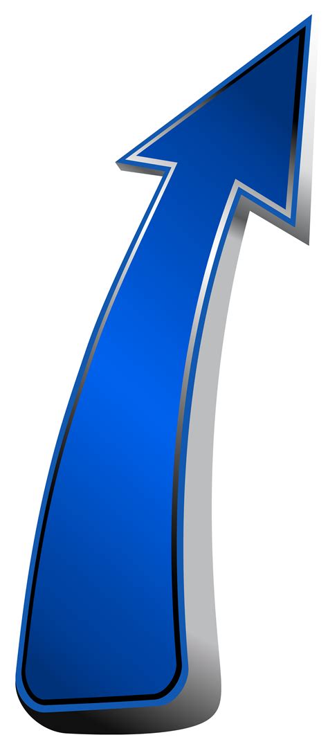 Up Arrow Blue Transparent Png Clip Art Image