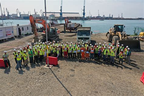 Gürcistandaki Poti Limanı Projemiz Devam Ediyor STFA Grup