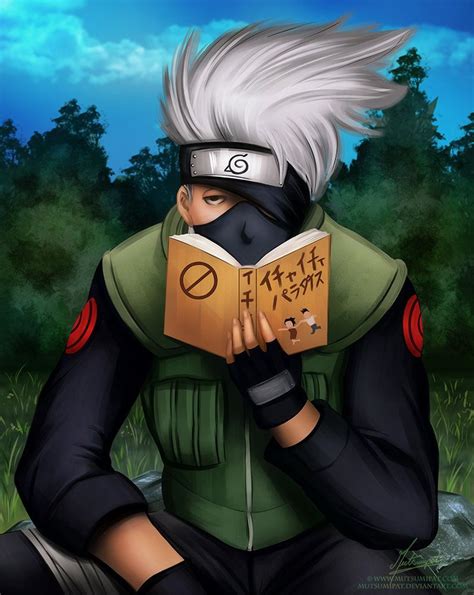 Kakashis Reading By Mutsumipat Kakashi Hokage Kakashi Sensei Naruto