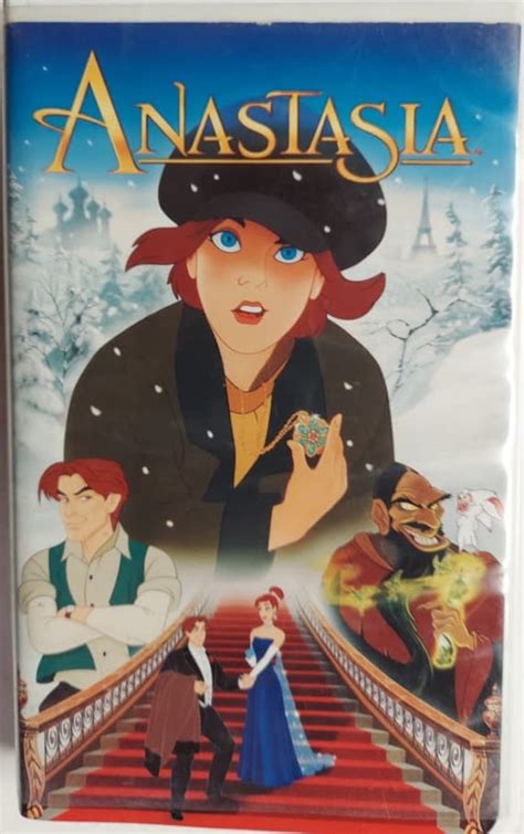 Vhs 1998 Vintage Movie Titled Anastasia Cartoon Animation Etsy