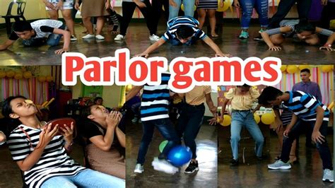 different parlor games during christmas party youtube