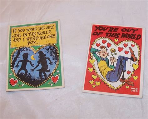 Valentines Day Cards Vintage Unused Tcg