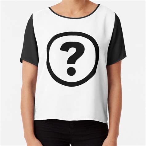 Question Mark T Shirt By Thatkidval Redbubble