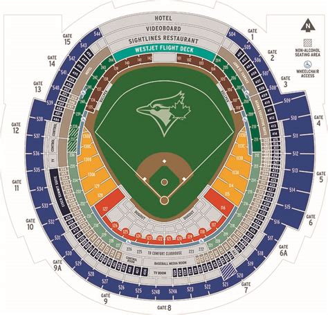 Blue Jays Seating Chart 30 Stadiums 30 Days Rogers Centre Idealseat