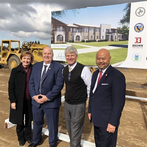 Members Of Clovis City Council Join Fresno Housing Authority At