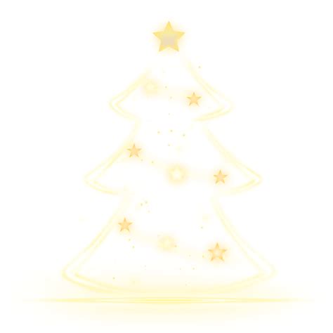 크리스마스 트리 황금 조명 효과 장식 크리스마스 트리 트리 조명 효과 Png 일러스트 및 Psd 이미지 무료 다운로드 Pngtree