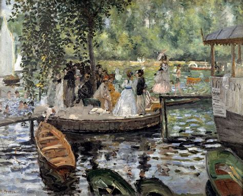 La Grenouillere By Pierre Auguste Renoir Paintings Reproductions