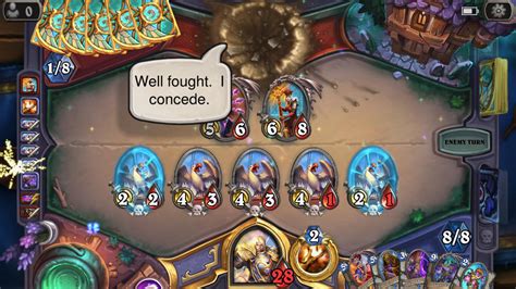 The luck runs out of the horseshoe if it is upside down. Bad luck... : hearthstone