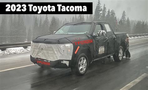 Spied 2023 Toyota Tacoma Prototype Caught Testing On The Ike Gauntlet