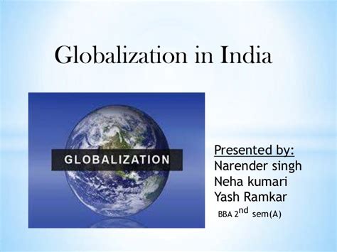 Globalization In India