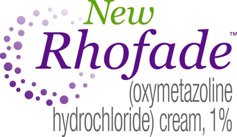 New Rhofadetm Oxymetazoline Hydrochloride Cream 1 Rosacea