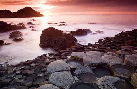 A Giants Causeway With Fog On The Photograph By Richardwatson Fine