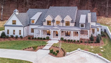 Modern Farmhouse Style New Build In Brentwood Tennessee Homes Of The