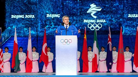 Ioc Presidents Speech Beijing 2022 Closing Ceremony Olympic News