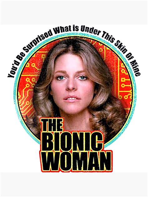The Bionic Woman Poster For Sale By Wietugo871 Redbubble
