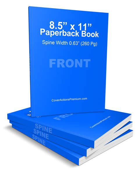 8 5 X 11 Book Mockup The Complete Collection
