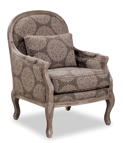 Traditional living room chairs : Accent Chairs Traditional Chair with Cabriole Legs and Exposed Wood Frame by Craftmaster at Turk ...