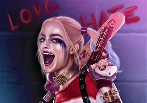 806995 Harley Quinn Hero Margot Robbie Suicide Squad 2016 Blonde