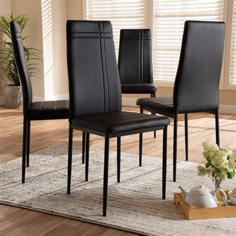 $ 189 189 17% off. Baxton Studio Matiese Modern and Contemporary Black Faux ...