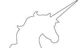 Unicorn Outline 73 Outlines Of Magical Unicorns