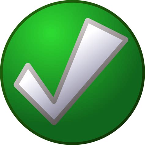 Green Tick Png Transparent Png Mart