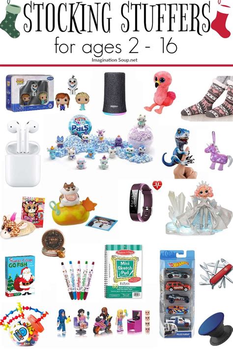 Stocking Stuffers For Kids And Teens Ages 3 18 Stocking Stuffers
