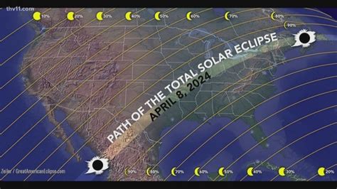 Solar Eclipse On April 8 2024 Will Stretch From Texas To Maine