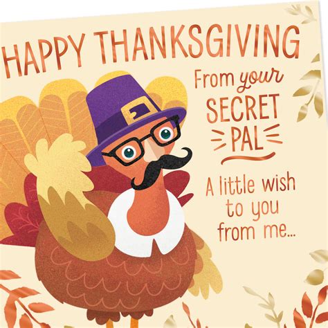 turkey in disguise thanksgiving card from secret pal greeting cards hallmark