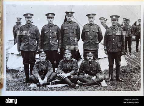 British First World War Soldiers In Encampment 1st World War 1st