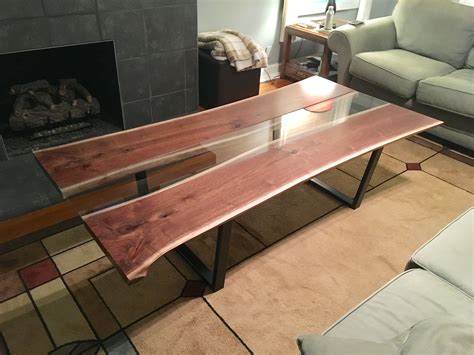 Shop coffee tables at target. Hand Crafted Live Edge Black Walnut Coffee Table by KC ...