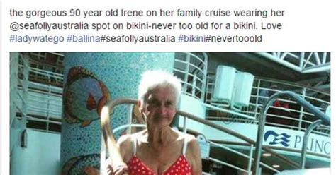 90 Year Old Woman Gets Praise For Rocking Bikini