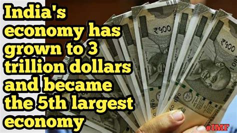 Indias Economy Has Grown To 3 Trillion Dollars And Became The 5th