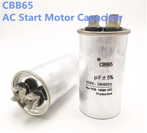 Cbb65 80uf 450v Compressor Start Capacitor Air Conditioner Motor