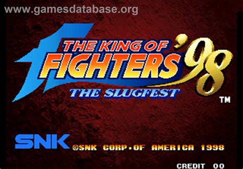 The King Of Fighters 98 The Slugfest King Of Fighters 98 Dream