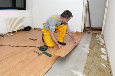 How To Instal Laminate Flooring On Concrete Installing Underlayment