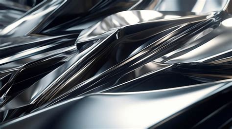 Premium Ai Image Close Up Of Shiny Aluminum Surface