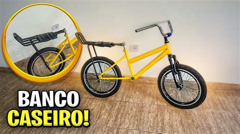 Coloquei Garupa Rabet O E Fiz Um Banco De C Mera De Ar Na Bike Do Brasil Youtube