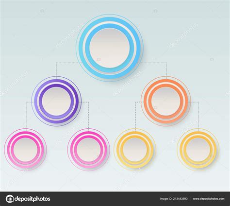 Jerarquía empresarial organograma gráfico infografías Vector de stock por pramyuda