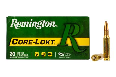 Remington Core Lokt 308 Winchester 150gr Pointed Soft Point Ammo Box