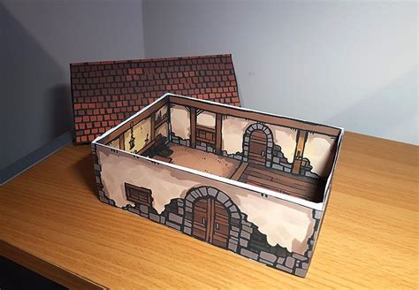 Papercraft House 2 Minute Tabletop
