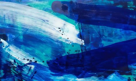 Blue Abstract Painting Hd 1600x960 Download Hd Wallpaper Wallpapertip