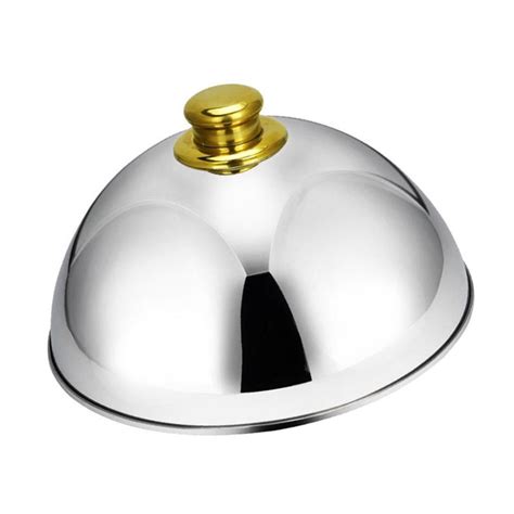 stainless steel restaurant cloche serving dish food cover dome with plate ebay