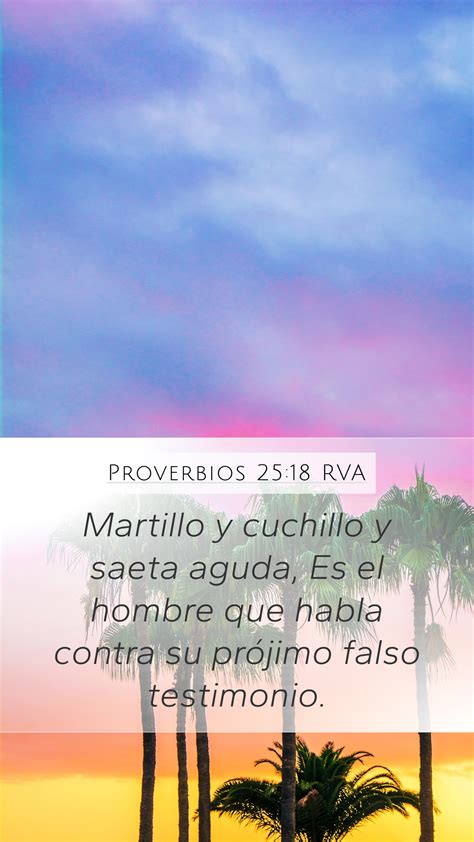 Proverbios 25 18 RVA Mobile Phone Wallpaper Martillo Y Cuchillo Y