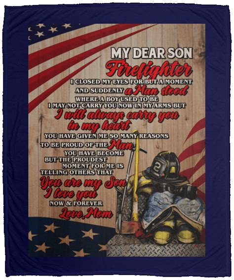 Firefighter Blanket My Dear Firefighter I Closed My Eyes For But A Moment Blanket CubeBik