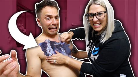 WAXING MY HUSBAND GONE WRONG OUCH YouTube