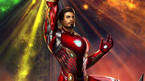 Iron Man Wielding Infinity Gauntlet Hd Superheroes 4k Wallpapers