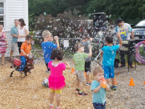 End Of Summer Bubble Party With Tacos For Dinner Boxboro Children