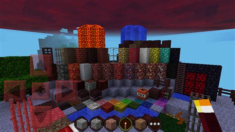 081 Nether Earth Texture Pack Pocket Edition Mcpe Texture Packs Minecraft Pocket