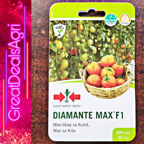 Diamante Max F1 Hybrid Tomato Seeds 200 Seeds East West Seeds Lazada Ph