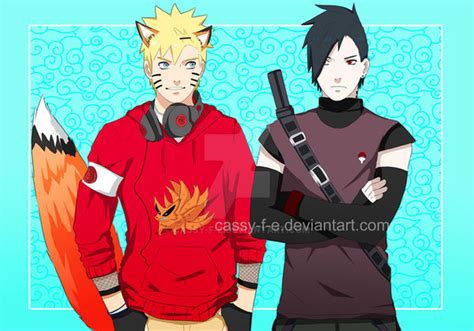 Naruto And Sasuke Poster By Cassy F E On Deviantart